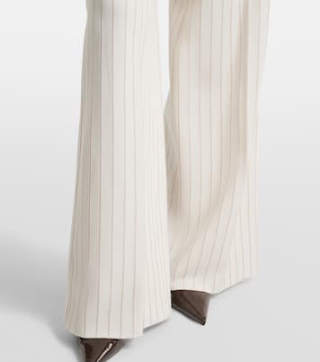 Pantalon ample Osso rayé en coton | Max Mara