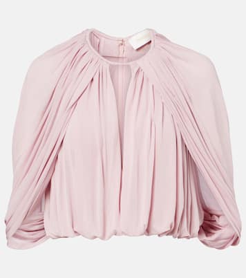 Alchemy caped draped blouse | Zimmermann
