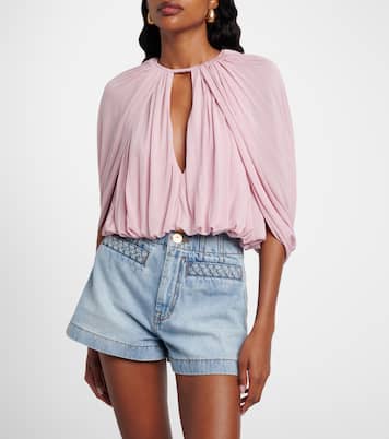 Alchemy caped draped blouse | Zimmermann