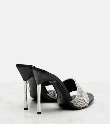 Bombshell 120 embellished satin mules | Gucci