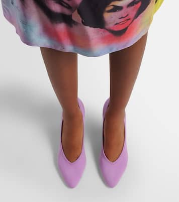 Pumps Tina aus Denim | Versace