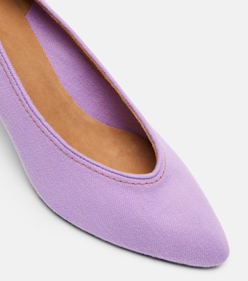 Pumps Tina aus Denim | Versace