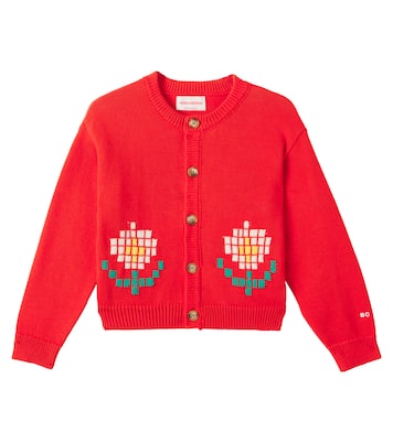Cardigan intarsia en coton | Bobo Choses