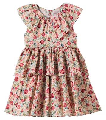 Bella floral ruffled cotton dress | Konges Sløjd
