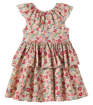Bella floral ruffled cotton dress | Konges Sløjd