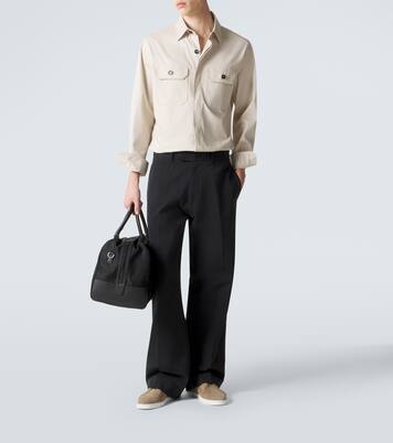 Baskets Open en daim | Magnanni