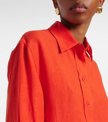 Mignonnette大廓形亚麻衬衫 | Eres