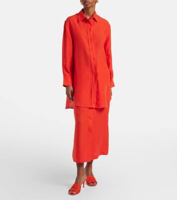 Mignonnette大廓形亚麻衬衫 | Eres