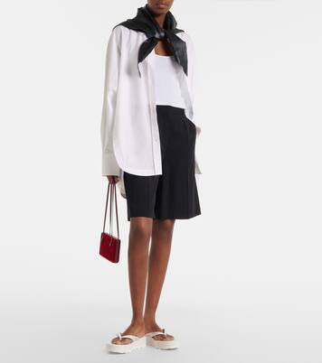 Leather platform thong sandals | Gianvito Rossi