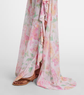 Clara花卉加长半身裙 | Bananhot