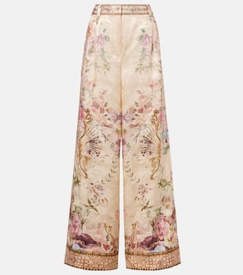 Printed wide-leg pants | Camilla