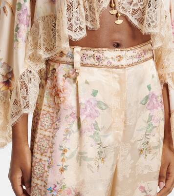Printed wide-leg pants | Camilla