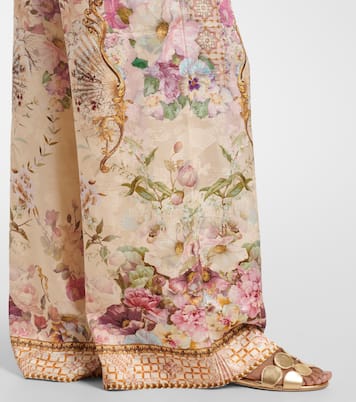 Printed wide-leg pants | Camilla