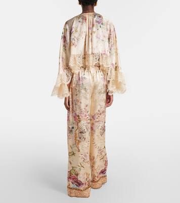 Printed wide-leg pants | Camilla