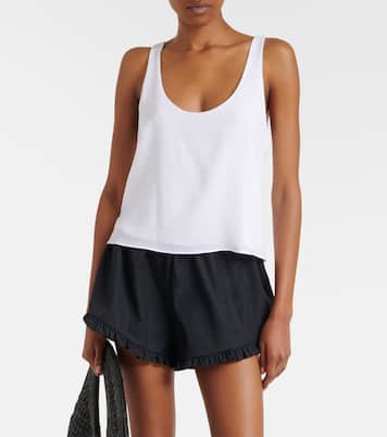 Frill cotton shorts | Hunza G