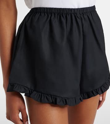 Frill cotton shorts | Hunza G