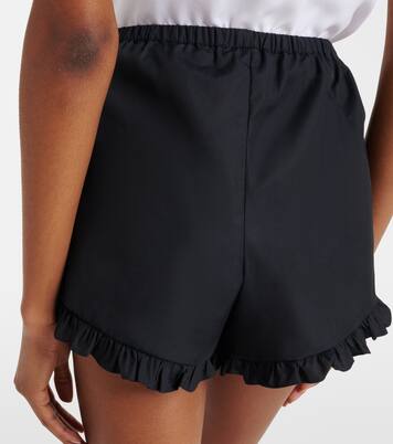 Frill cotton shorts | Hunza G