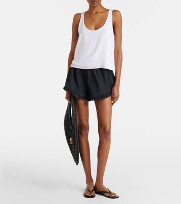 Frill cotton shorts | Hunza G