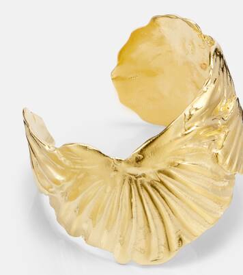 Birth of Venus 24kt gold-plated cuff bracelet | Ysso