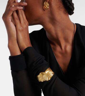 Birth of Venus 24kt gold-plated cuff bracelet | Ysso