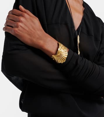 Birth of Venus 24kt gold-plated cuff bracelet | Ysso