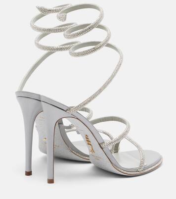 Cleo embellished satin sandals | Rene Caovilla