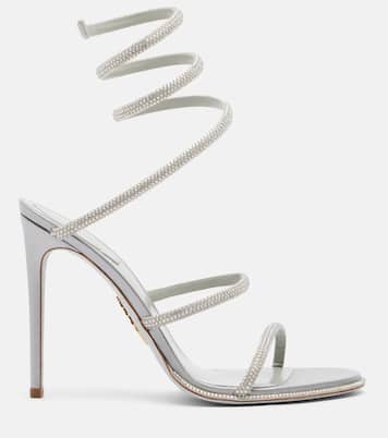 Cleo embellished satin sandals | Rene Caovilla