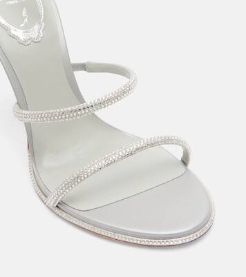 Cleo embellished satin sandals | Rene Caovilla