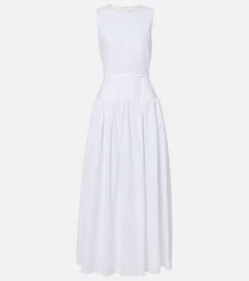Maxikleid Ama aus Baumwollpopeline | Loulou de Saison
