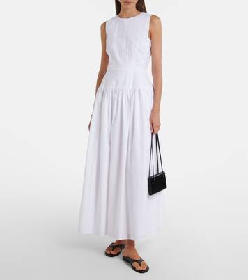 Maxikleid Ama aus Baumwollpopeline | Loulou de Saison