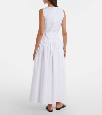 Maxikleid Ama aus Baumwollpopeline | Loulou de Saison