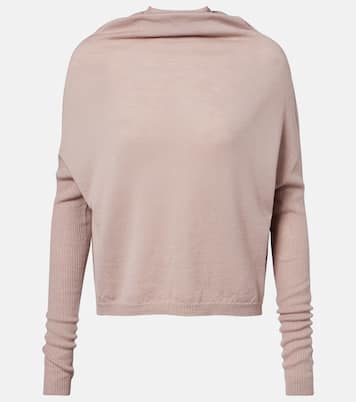LS Crater virgin wool sweater  | Rick Owens