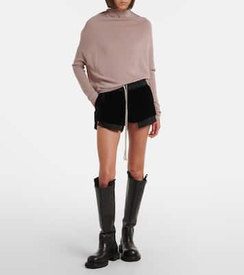LS Crater virgin wool sweater  | Rick Owens