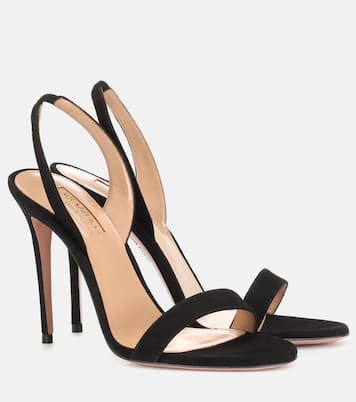 So Nude 105 suede sandals | Aquazzura