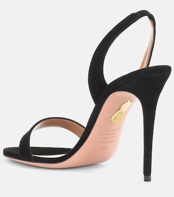 So Nude 105 suede sandals | Aquazzura