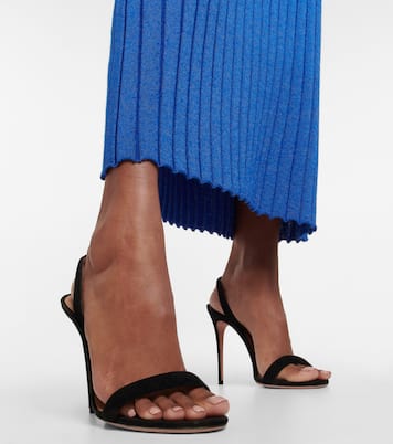 So Nude 105 suede sandals | Aquazzura