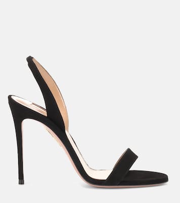 So Nude 105 suede sandals | Aquazzura