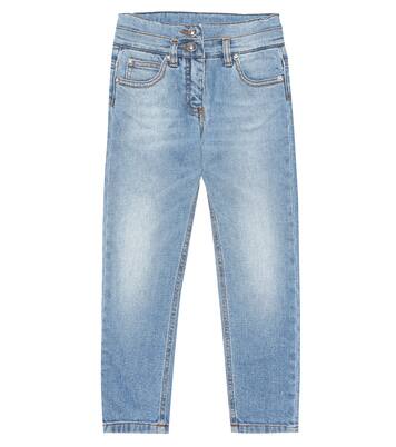 patch denim jeans | Balmain Kids