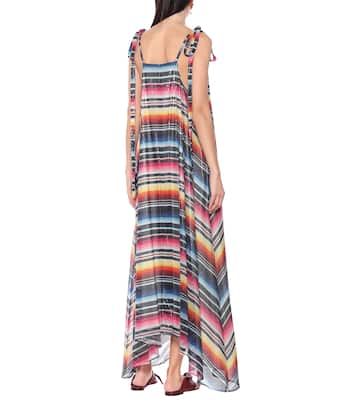 Sarape sequined striped maxi dress | Alanui