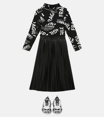Pleated skirt | MM6 Maison Margiela Kids