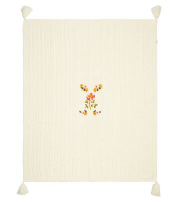 Baby Louna cable-knit cotton blanket | Louise Misha