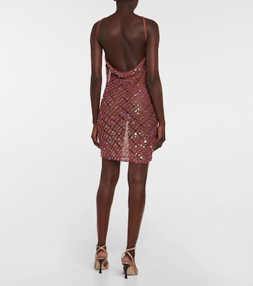 Robe en crochet à sequins | Coperni