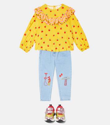 Printed ruffle blouse | Stella McCartney Kids