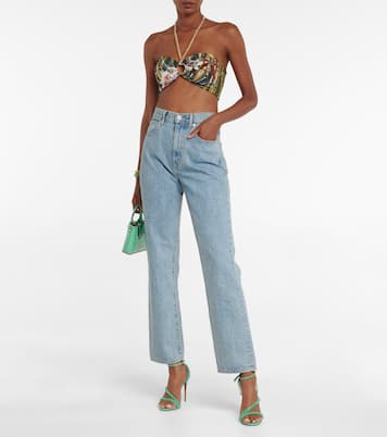 Mafaldina Spikes 100 leather sandals | Christian Louboutin