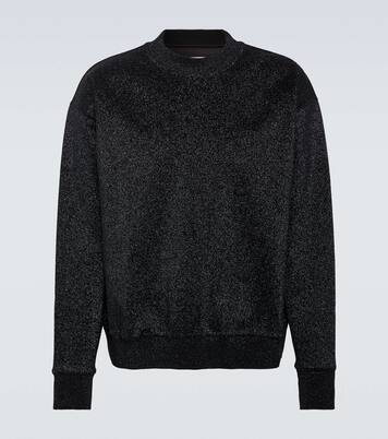 Metallic crewneck sweater | Jil Sander