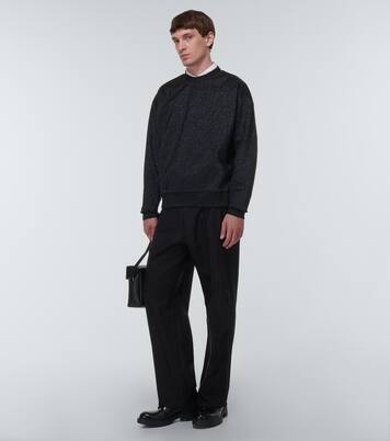 Metallic crewneck sweater | Jil Sander