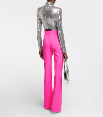 Schlaghose aus einem Wollgemisch | David Koma