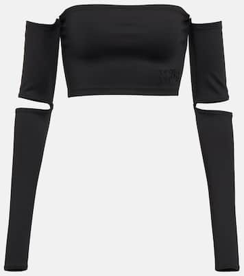 Cropped-Top aus Jersey | MM6 Maison Margiela