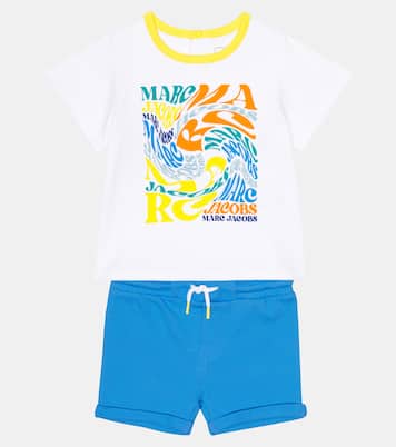 Baby cotton T-shirt and shorts set | Marc Jacobs Kids