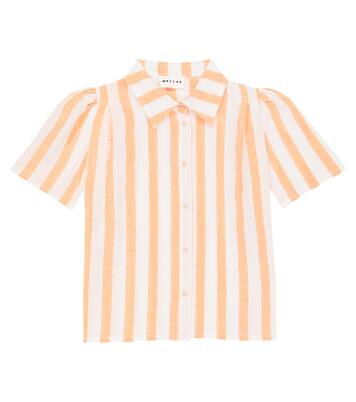 Star striped cotton and linen shirt | Morley